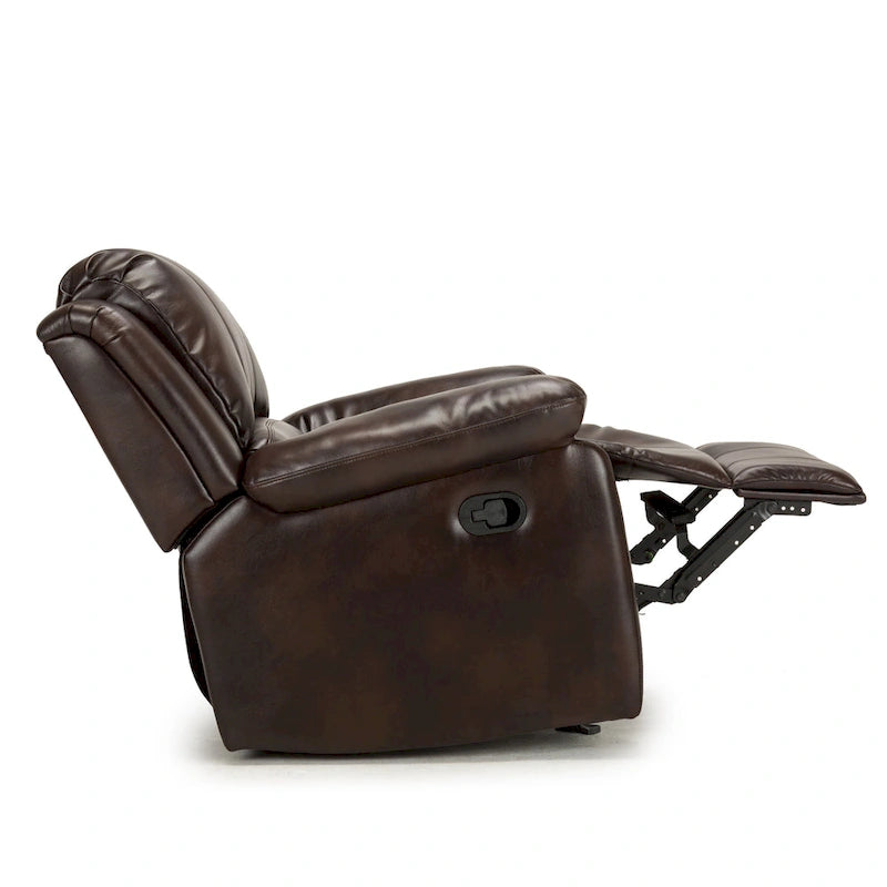 Fauteuil inclinable Charleston Leather Gel Glider Rocker de Greyson Living