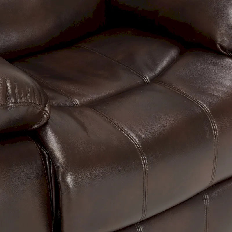 Fauteuil inclinable Charleston Leather Gel Glider Rocker de Greyson Living