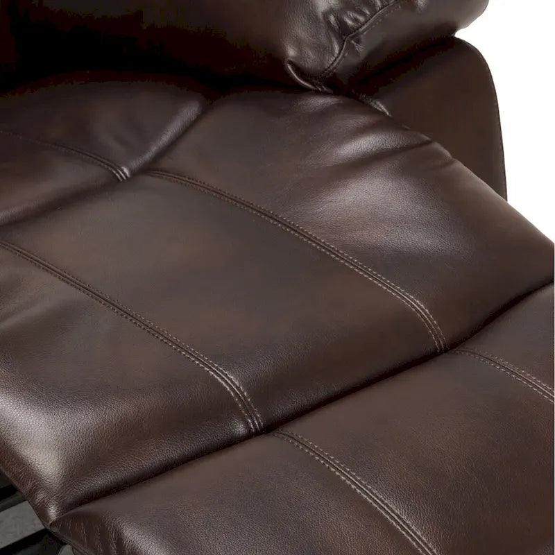 Fauteuil inclinable Charleston Leather Gel Glider Rocker de Greyson Living