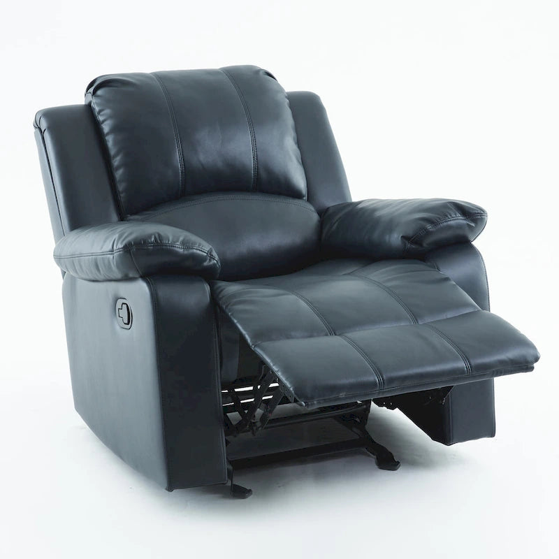 Fauteuil inclinable Charleston Leather Gel Glider Rocker de Greyson Living