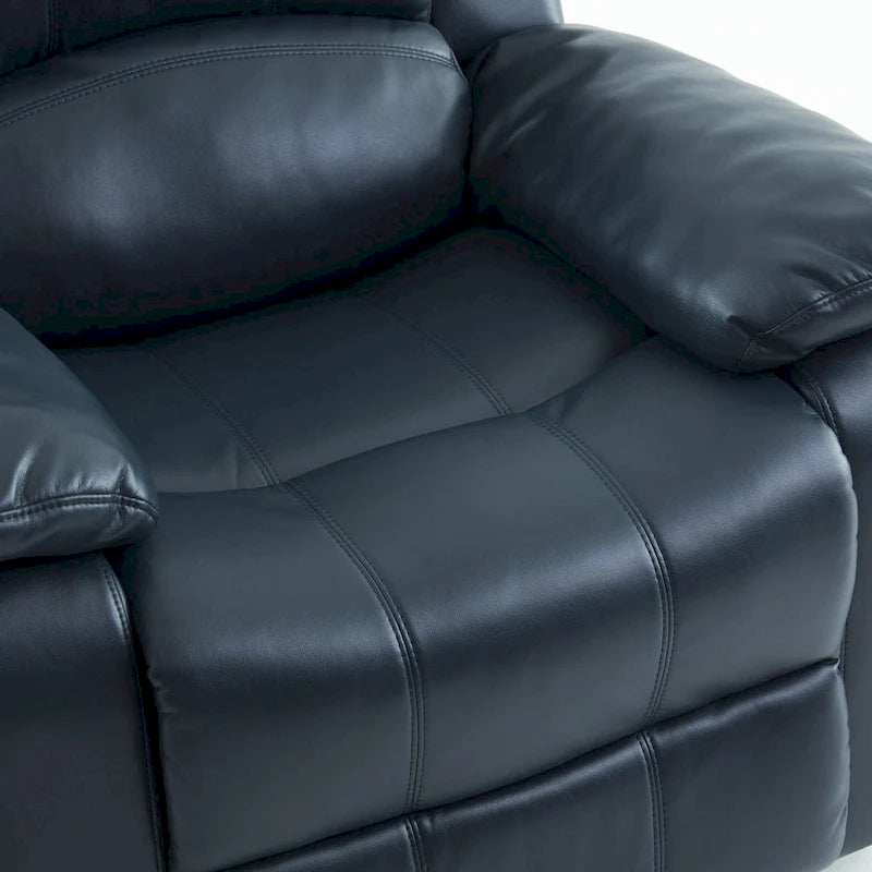 Fauteuil inclinable Charleston Leather Gel Glider Rocker de Greyson Living