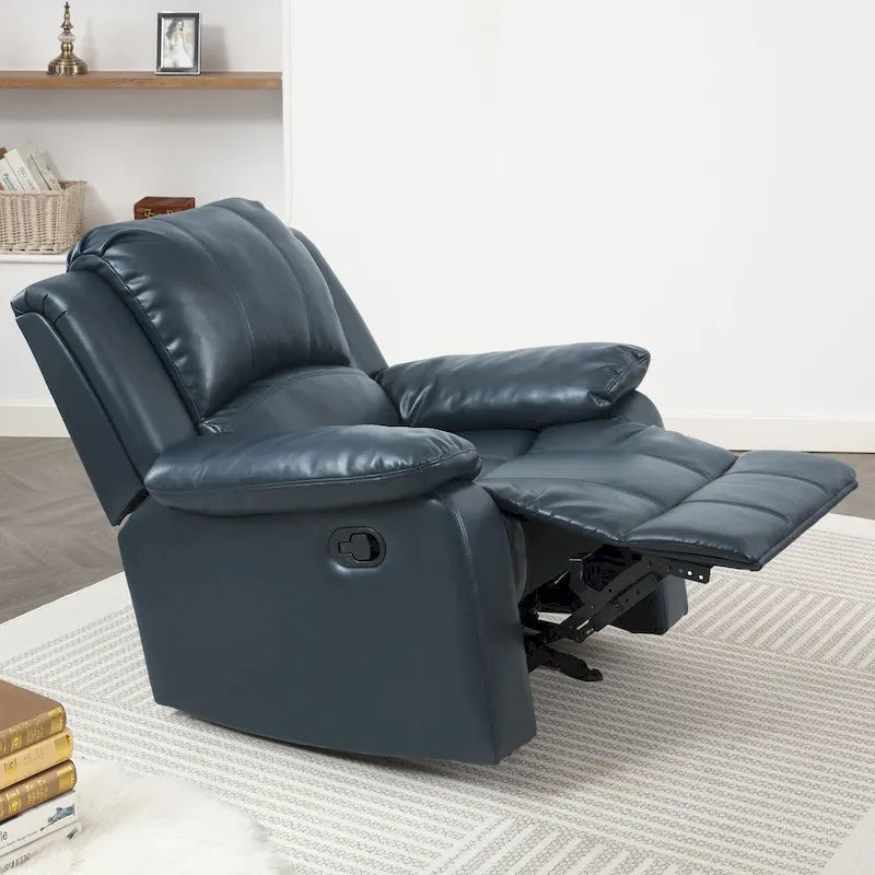 Fauteuil inclinable Charleston Leather Gel Glider Rocker de Greyson Living
