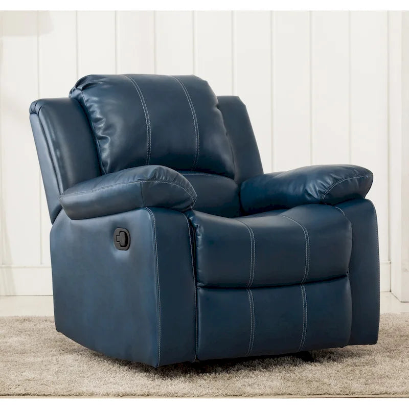 Fauteuil inclinable Charleston Leather Gel Glider Rocker de Greyson Living