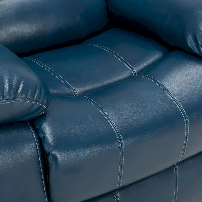 Fauteuil inclinable Charleston Leather Gel Glider Rocker de Greyson Living