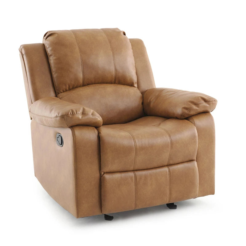 Fauteuil inclinable Charleston Leather Gel Glider Rocker de Greyson Living
