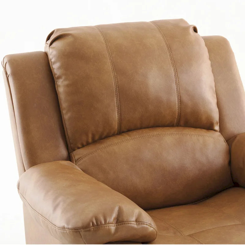 Fauteuil inclinable Charleston Leather Gel Glider Rocker de Greyson Living