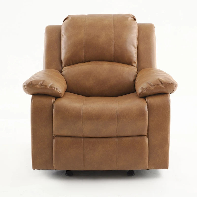 Fauteuil inclinable Charleston Leather Gel Glider Rocker de Greyson Living