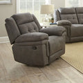 Fauteuil inclinable planeur en microfibre Steve Silver Austin