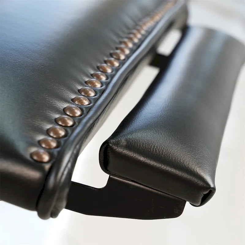 Fauteuil inclinable électrique en cuir véritable Hekkin avec appui-tête réglable et port USB, très confortable pour le salon