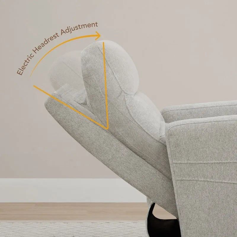 Fauteuil inclinable pivotant Jason Power avec ports de chargement USB pour appui-tête