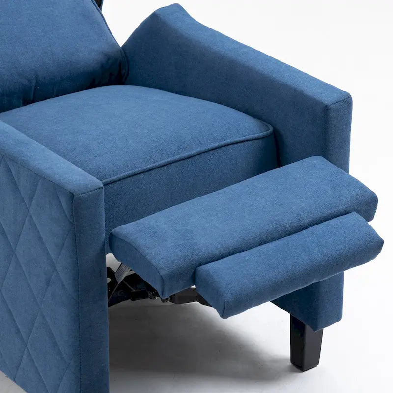 AVAWING Lot de 2 fauteuils inclinables à dossier poussoir en lin avec dossier à oreilles