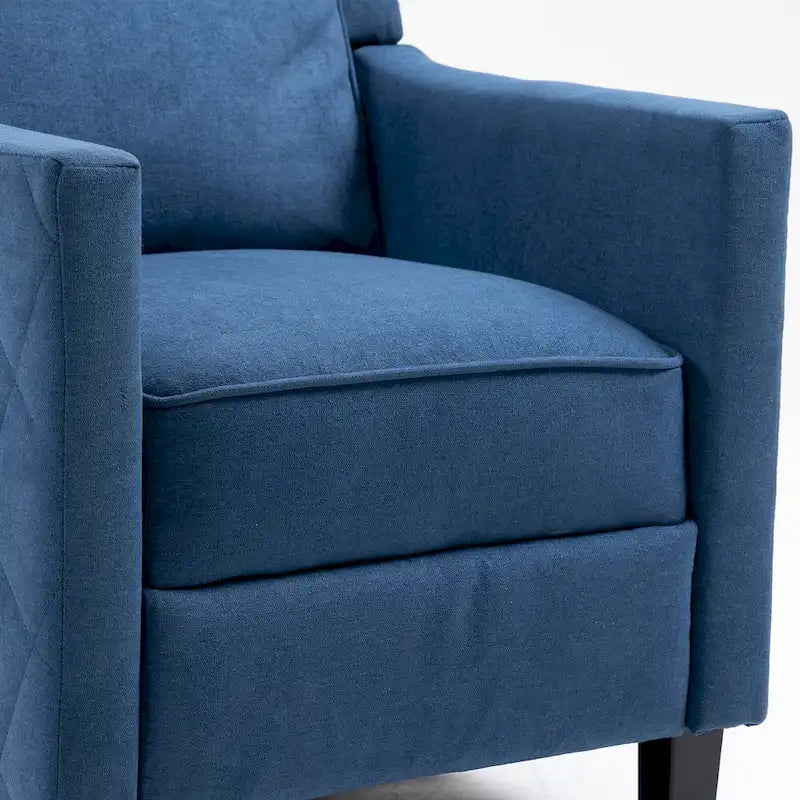 AVAWING Lot de 2 fauteuils inclinables à dossier poussoir en lin avec dossier à oreilles