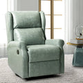 Fauteuil de chambre d'enfant pivotant Baksoho en similicuir contemporain avec base en métal par HULALA HOME
