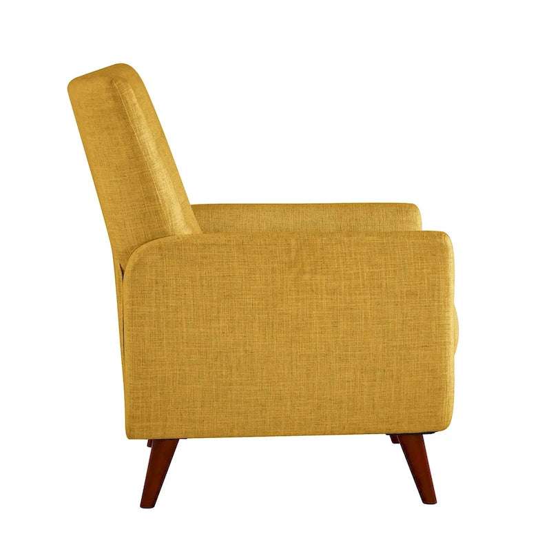 Fauteuils inclinables manuels modernes Aurora (lot de 2) avec pieds en bois massif