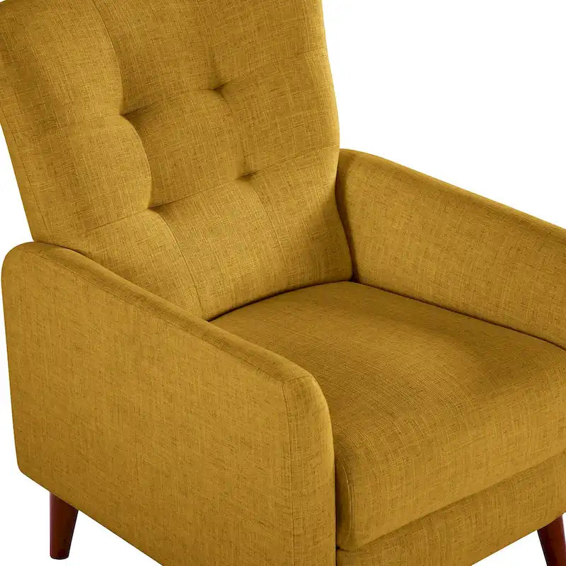 Fauteuils inclinables manuels modernes Aurora (lot de 2) avec pieds en bois massif