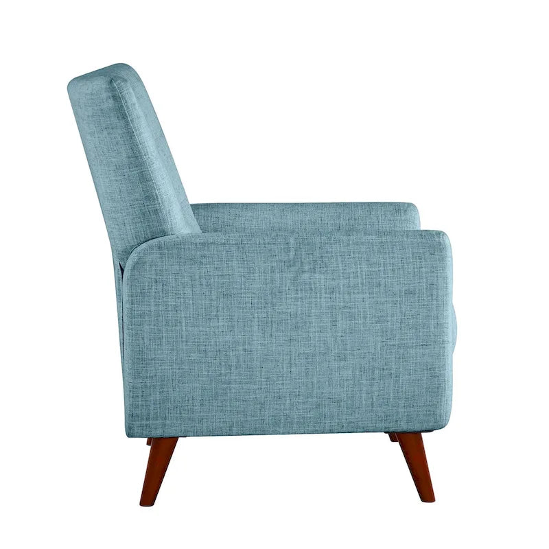 Fauteuils inclinables manuels modernes Aurora (lot de 2) avec pieds en bois massif