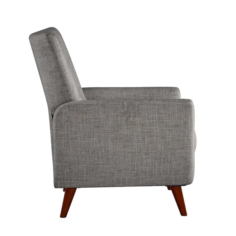 Fauteuils inclinables manuels modernes Aurora (lot de 2) avec pieds en bois massif
