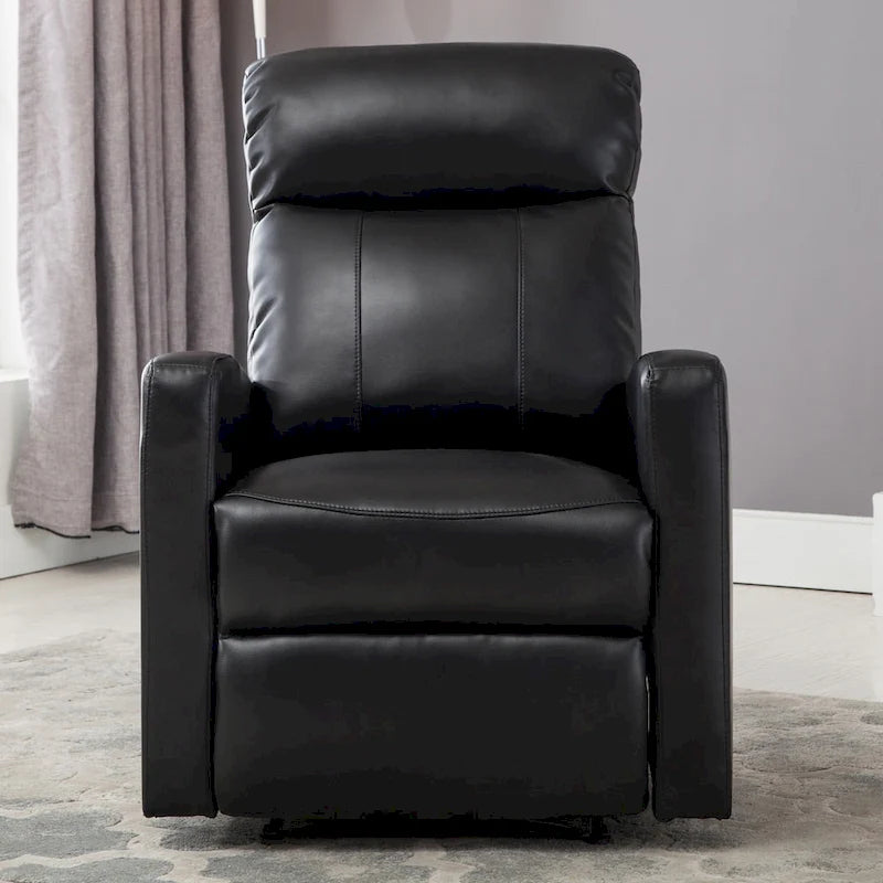 Fauteuil inclinable de lecture motorisé en similicuir moderne AC Pacific
