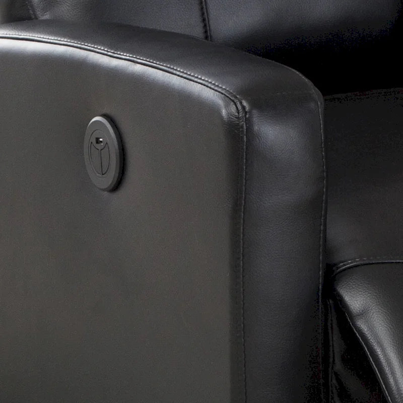 Fauteuil inclinable de lecture motorisé en similicuir moderne AC Pacific