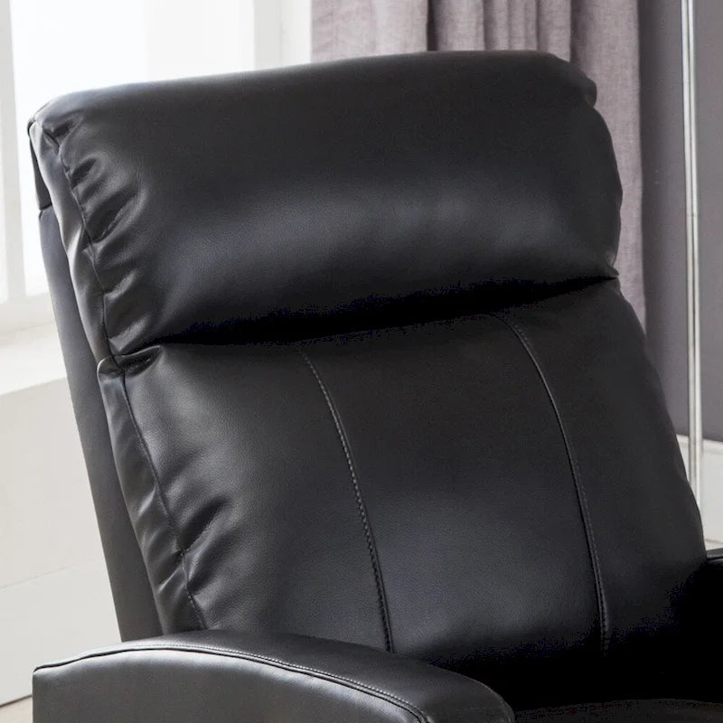 Fauteuil inclinable de lecture motorisé en similicuir moderne AC Pacific