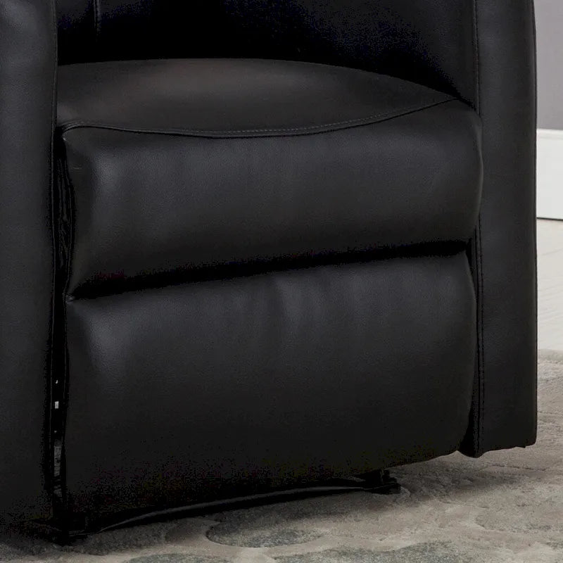 Fauteuil inclinable de lecture motorisé en similicuir moderne AC Pacific
