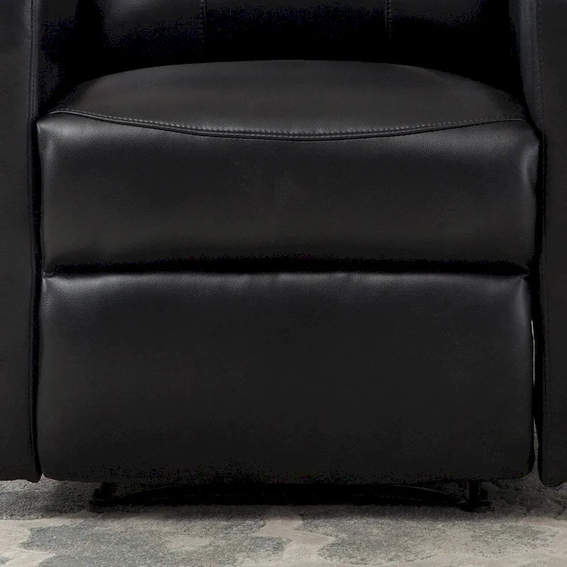 Fauteuil inclinable de lecture motorisé en similicuir moderne AC Pacific