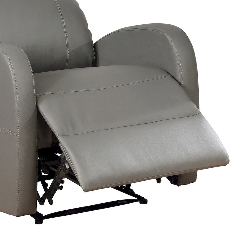 Fauteuil inclinable de lecture motorisé en similicuir moderne AC Pacific