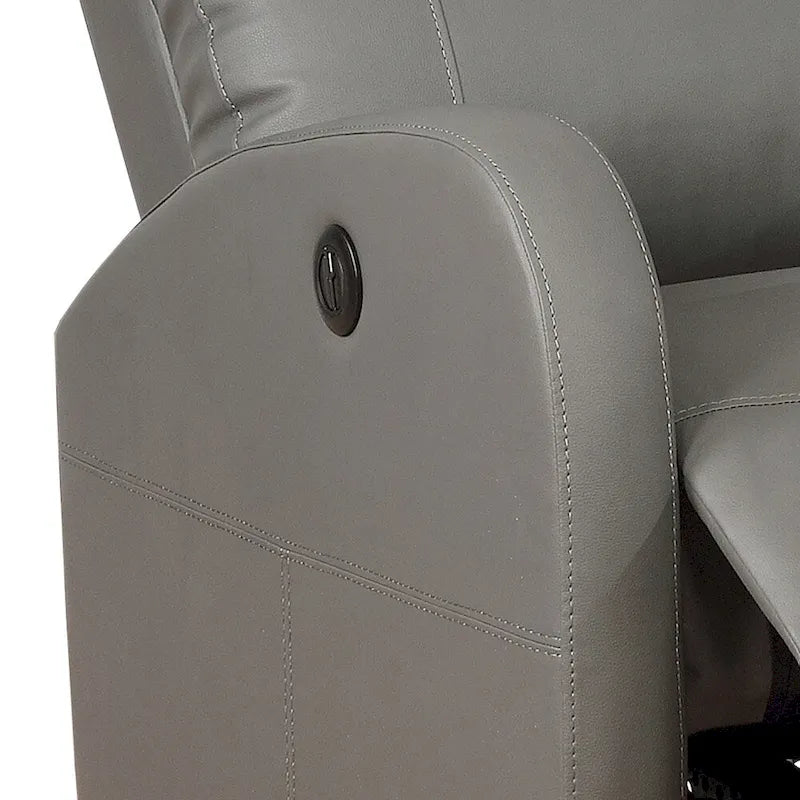Fauteuil inclinable de lecture motorisé en similicuir moderne AC Pacific