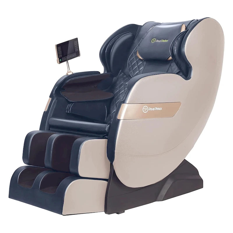 Fauteuil de massage corporel chauffant complet Ukuowu Favor-03 Plus ADV avec écran LCD, rail en S double cœur, commande par application, Shiatsu zéro gravité