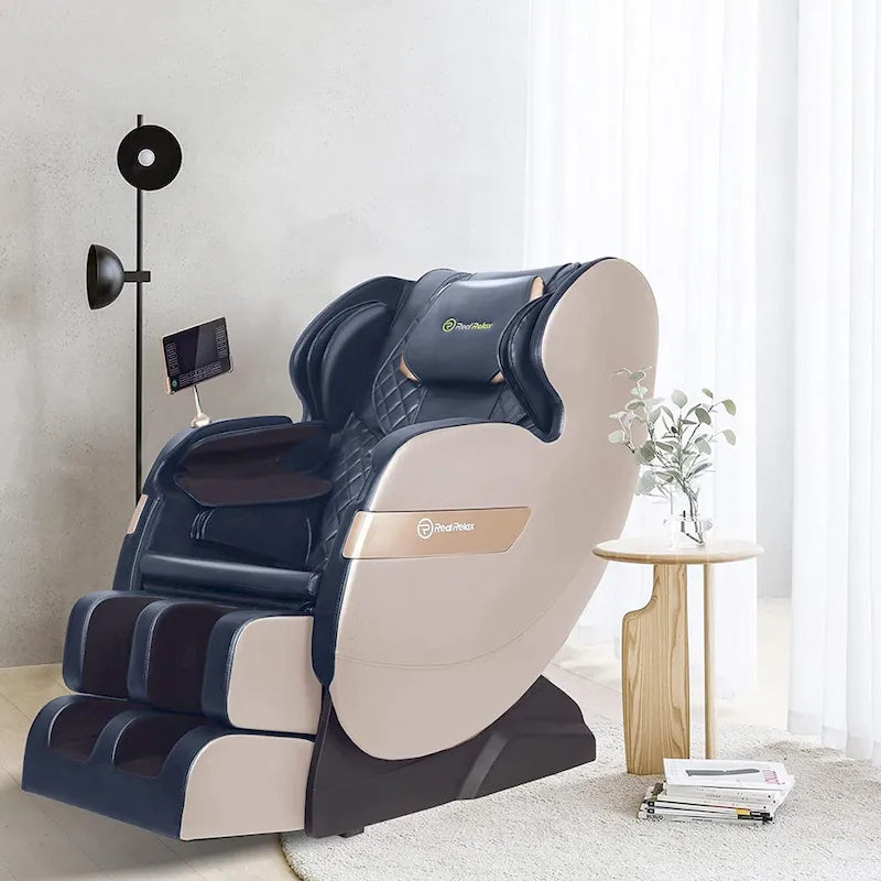 Fauteuil de massage corporel chauffant complet Ukuowu Favor-03 Plus ADV avec écran LCD, rail en S double cœur, commande par application, Shiatsu zéro gravité