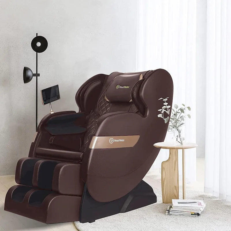 Fauteuil de massage corporel chauffant complet Ukuowu Favor-03 Plus ADV avec écran LCD, rail en S double cœur, commande par application, Shiatsu zéro gravité