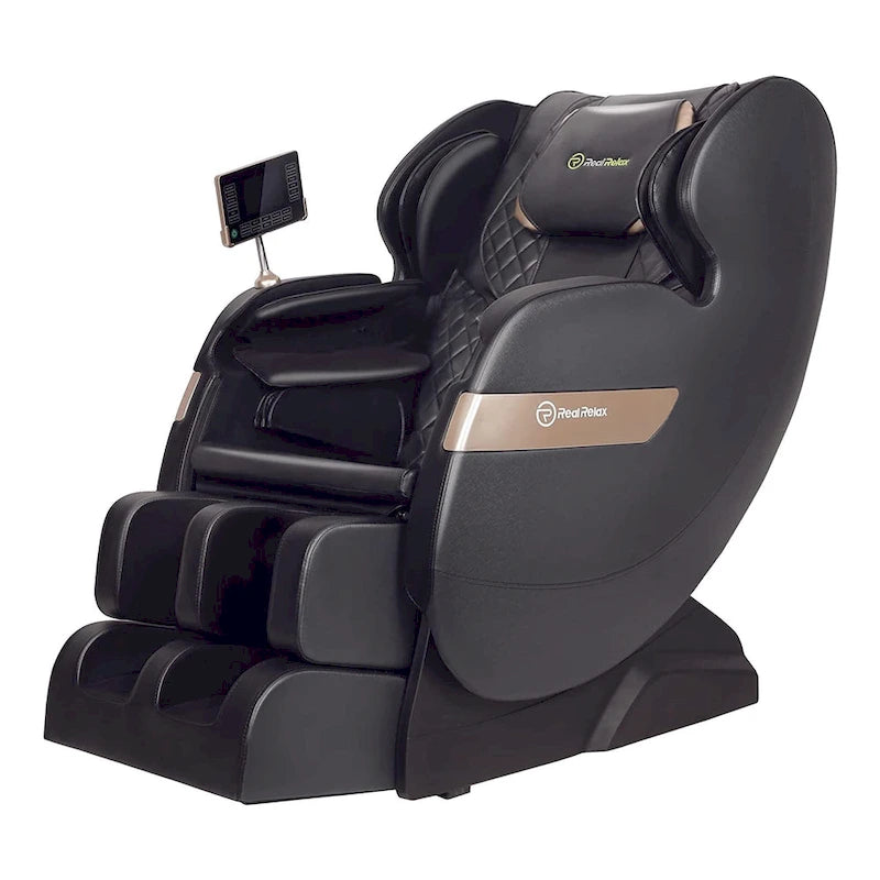 Fauteuil de massage corporel chauffant complet Ukuowu Favor-03 Plus ADV avec écran LCD, rail en S double cœur, commande par application, Shiatsu zéro gravité