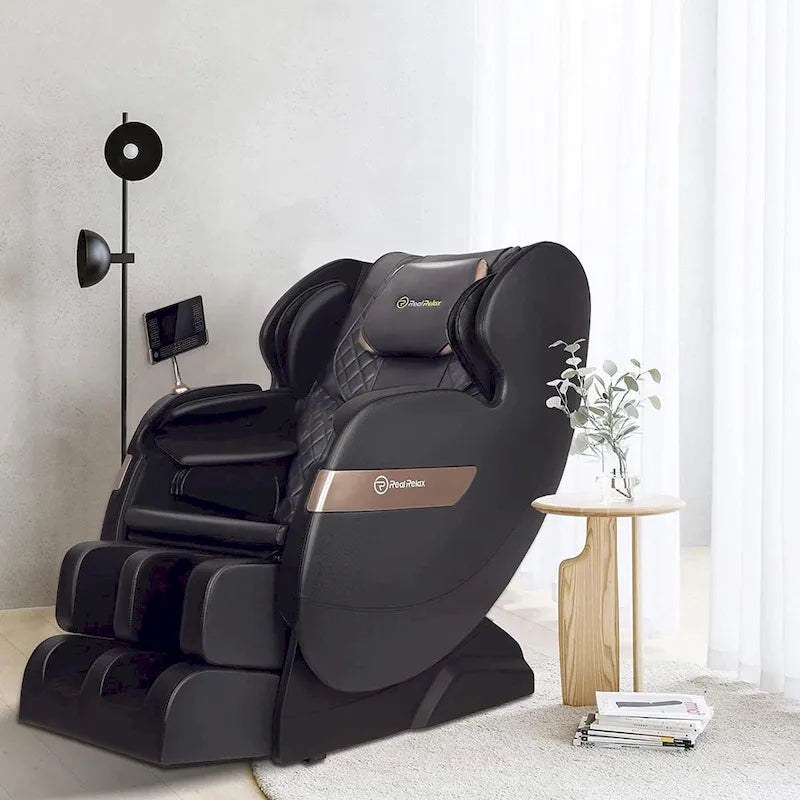 Fauteuil de massage corporel chauffant complet Ukuowu Favor-03 Plus ADV avec écran LCD, rail en S double cœur, commande par application, Shiatsu zéro gravité