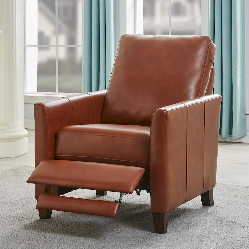 Fauteuil inclinable moderne en similicuir Piper de Greyson Living