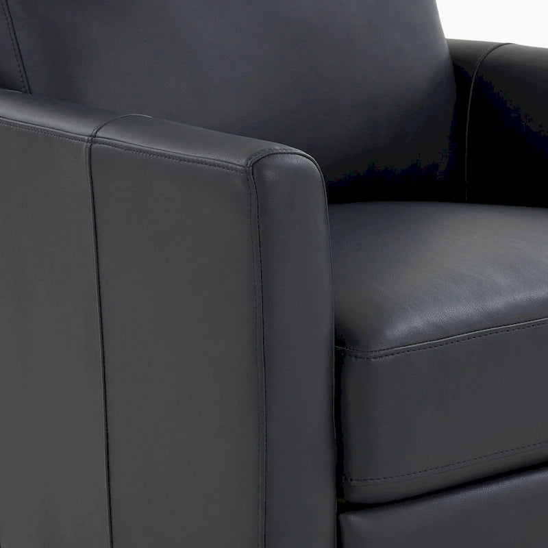 Fauteuil inclinable moderne en similicuir Piper de Greyson Living
