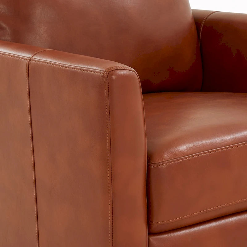 Fauteuil inclinable moderne en similicuir Piper de Greyson Living