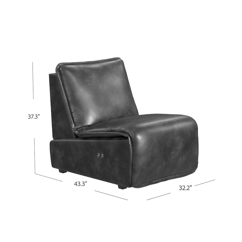 Fauteuil inclinable motorisé Gotham de Cortney's Collection