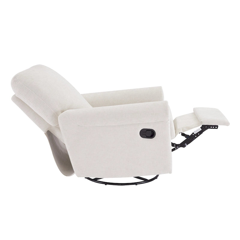 Heido Fauteuil inclinable manuel pivotant à 360 degrés pour les loisirs, lot de 2