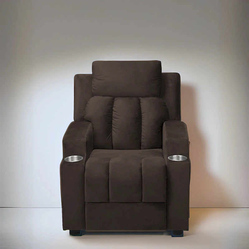 Sièges Magiques pour Super-Héros et Princesses, Fauteuil Inclinable Super Deluxe pour Enfants avec Repose-Pieds, Appui-Tête, 2 Porte-Gobelets