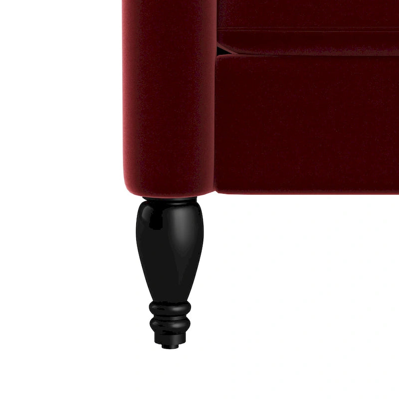 Fauteuil inclinable à dossier poussé en velours Bea Gracewood Hollow
