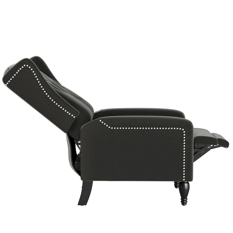 Fauteuil inclinable à dossier poussé en velours Bea Gracewood Hollow