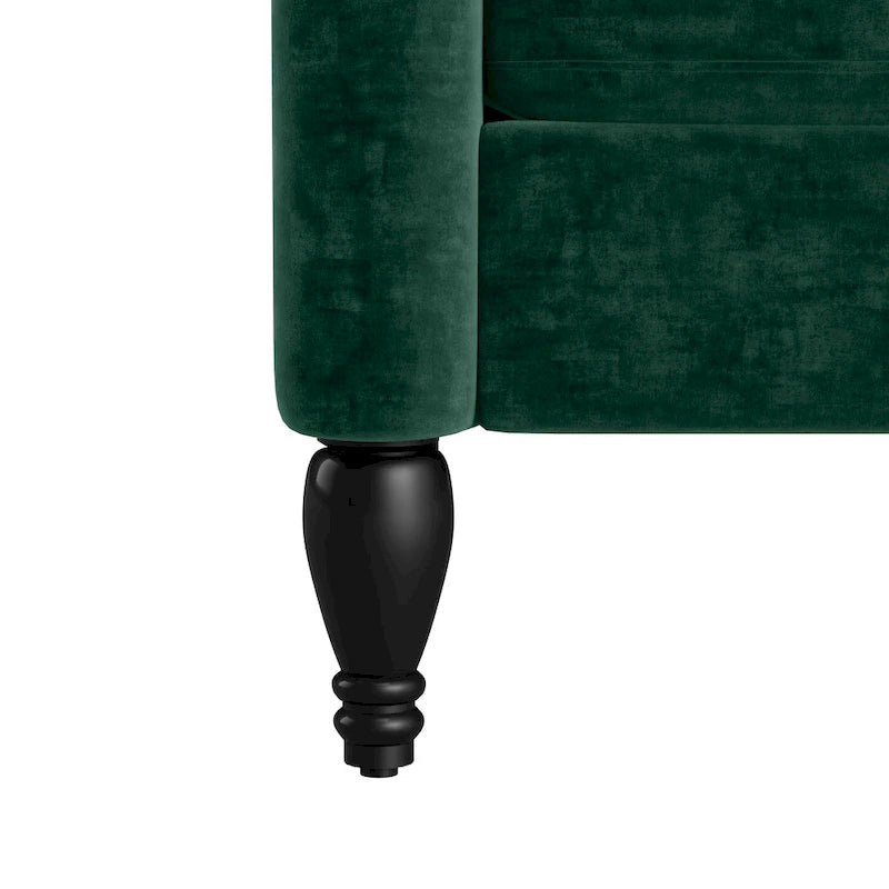 Fauteuil inclinable à dossier poussé en velours Bea Gracewood Hollow