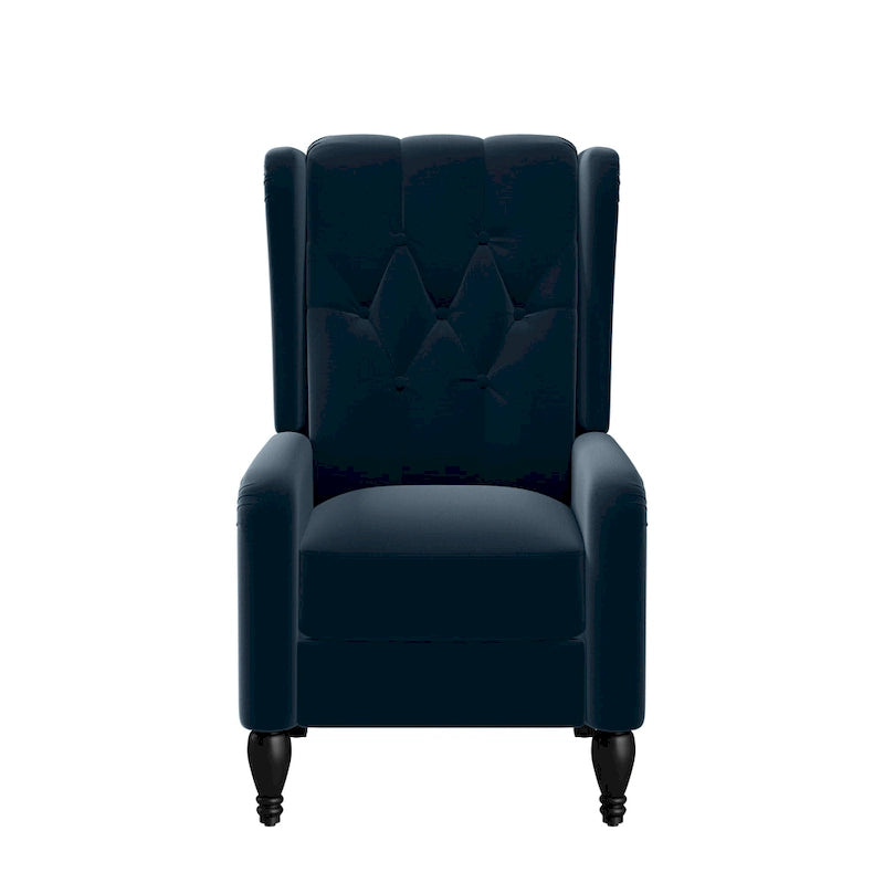 Fauteuil inclinable à dossier poussé en velours Bea Gracewood Hollow