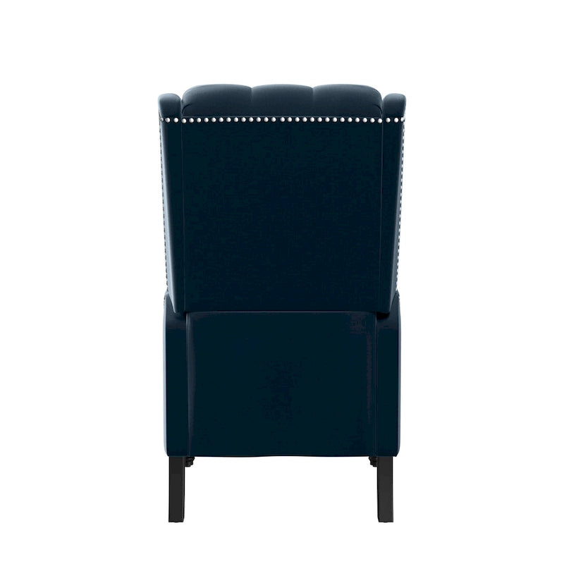 Fauteuil inclinable à dossier poussé en velours Bea Gracewood Hollow