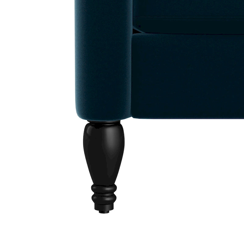 Fauteuil inclinable à dossier poussé en velours Bea Gracewood Hollow