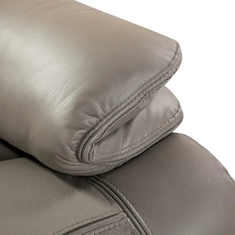 Fauteuil inclinable électrique en cuir véritable Mercedes avec coussin rembourré