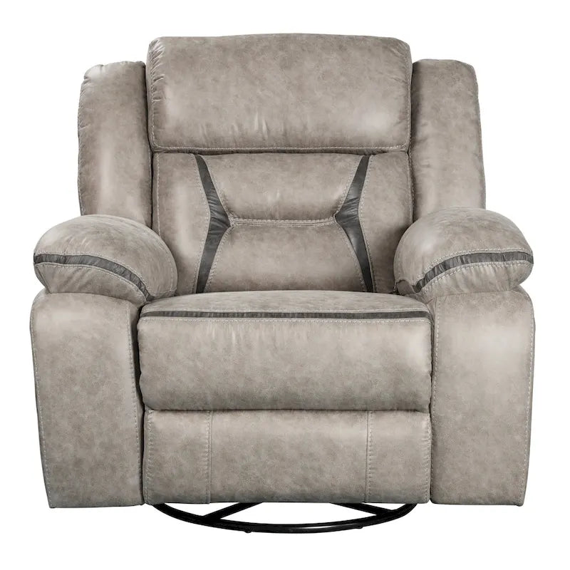 Fauteuil inclinable manuel Elkton de Roundhill Furniture, Châtaigne foncée