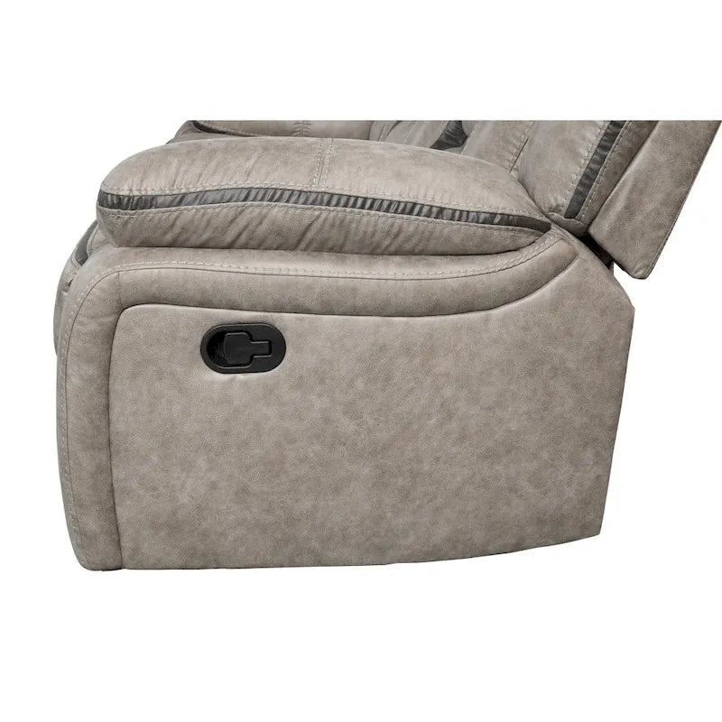 Fauteuil inclinable manuel Elkton de Roundhill Furniture, Châtaigne foncée