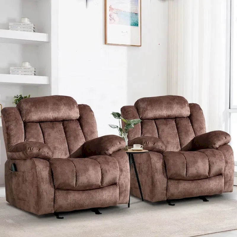Fauteuil de relaxation massant de style transitionnel