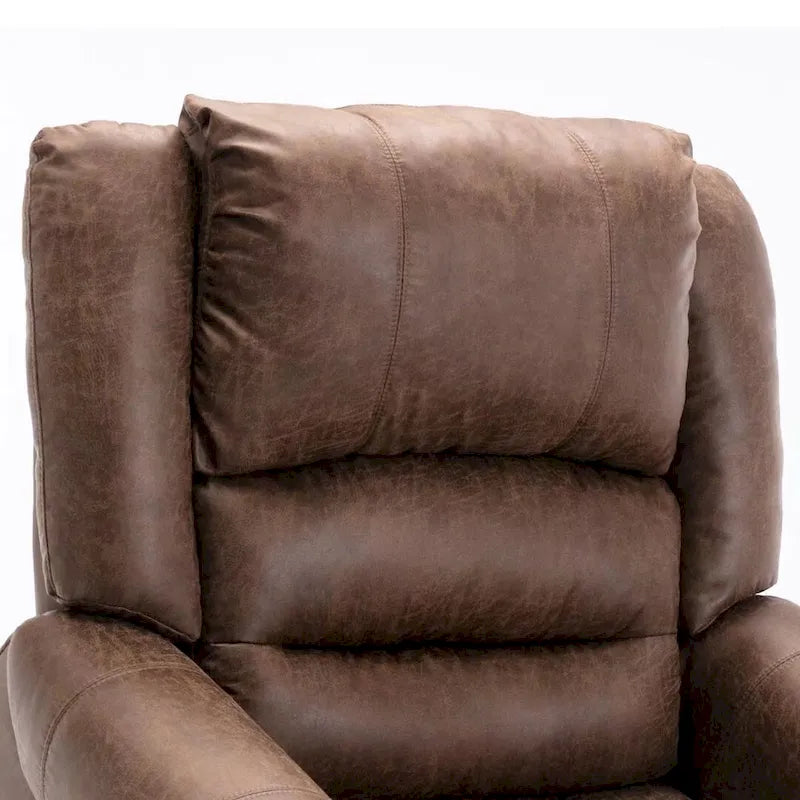 Fauteuil inclinable électrique respirant Rivet avec massage, chaleur et port USB